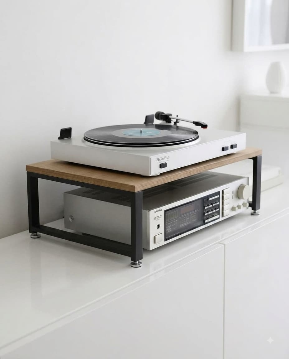 Polica za gramofon model 5 - Eye4Art Studio Beograd