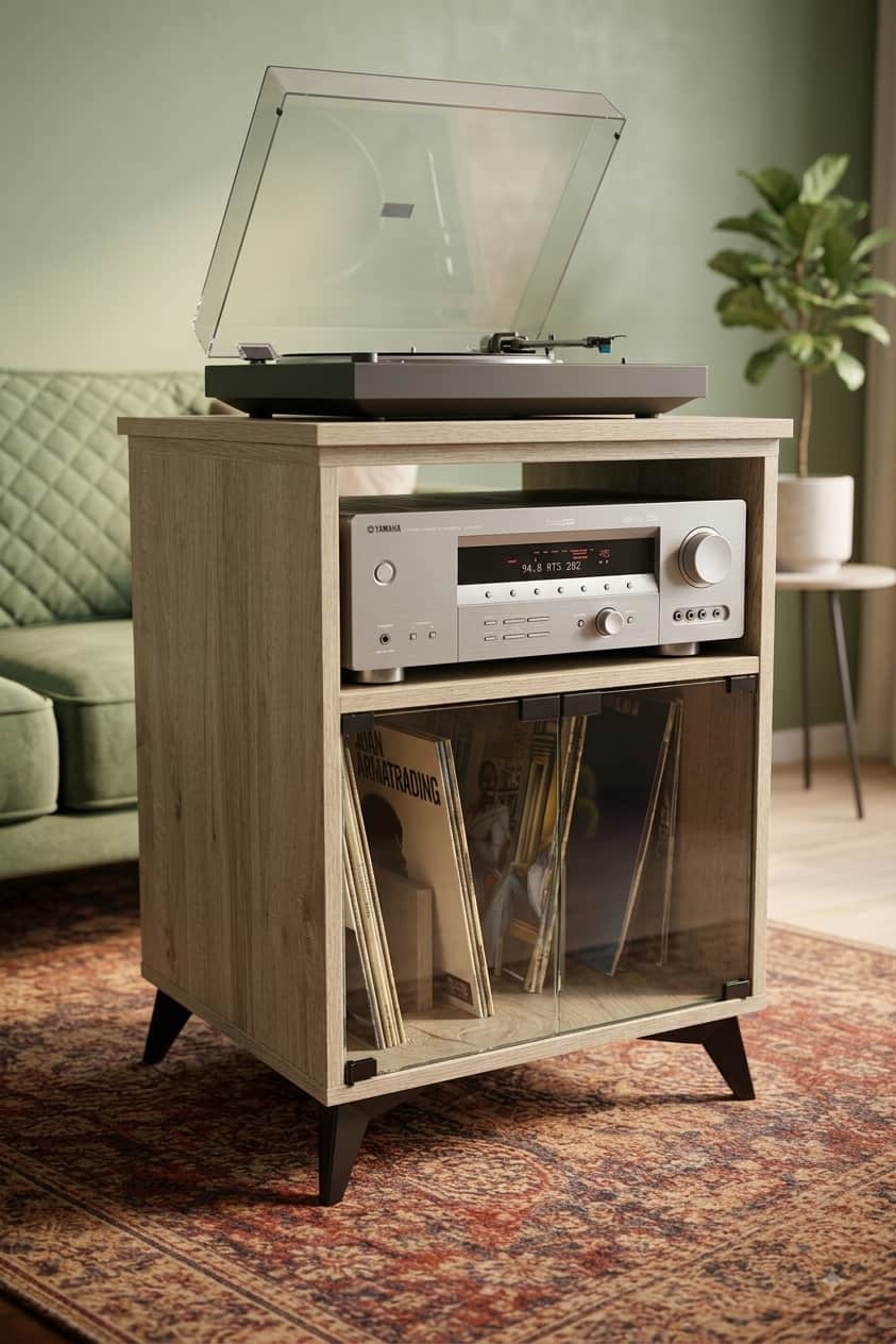 Polica za gramofon model 2 - Eye4Art Studio Beograd